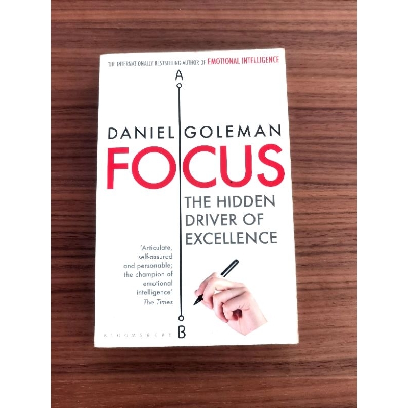 Focus The Hidden Driver Of Excellence Book By Daniel Goleman | Shopee ...