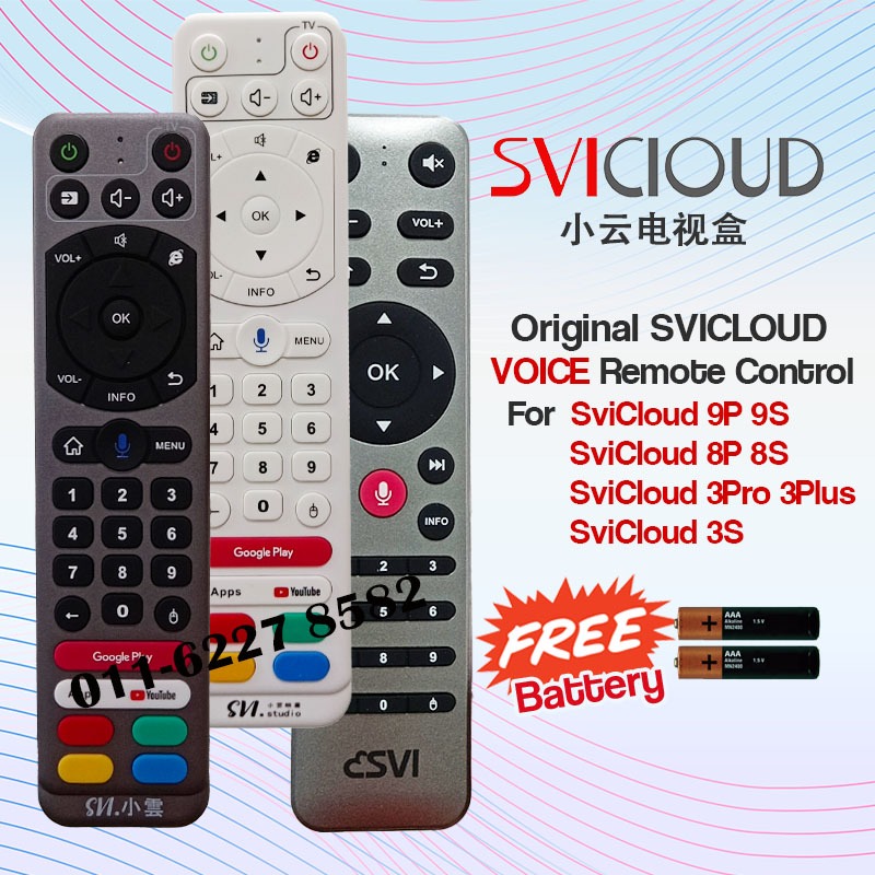 Original SviCloud 9P 9S 8P 3Plus 3Pro VOICE Remote Control for Svi ...
