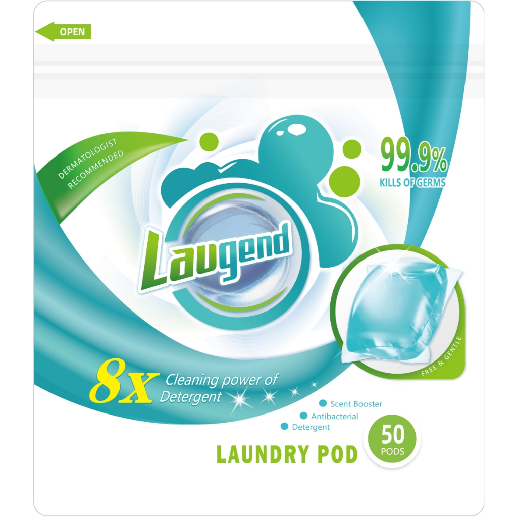 Laugend Laundry Pod Cleaning magic 50pcs/bag Scent beads Lasting