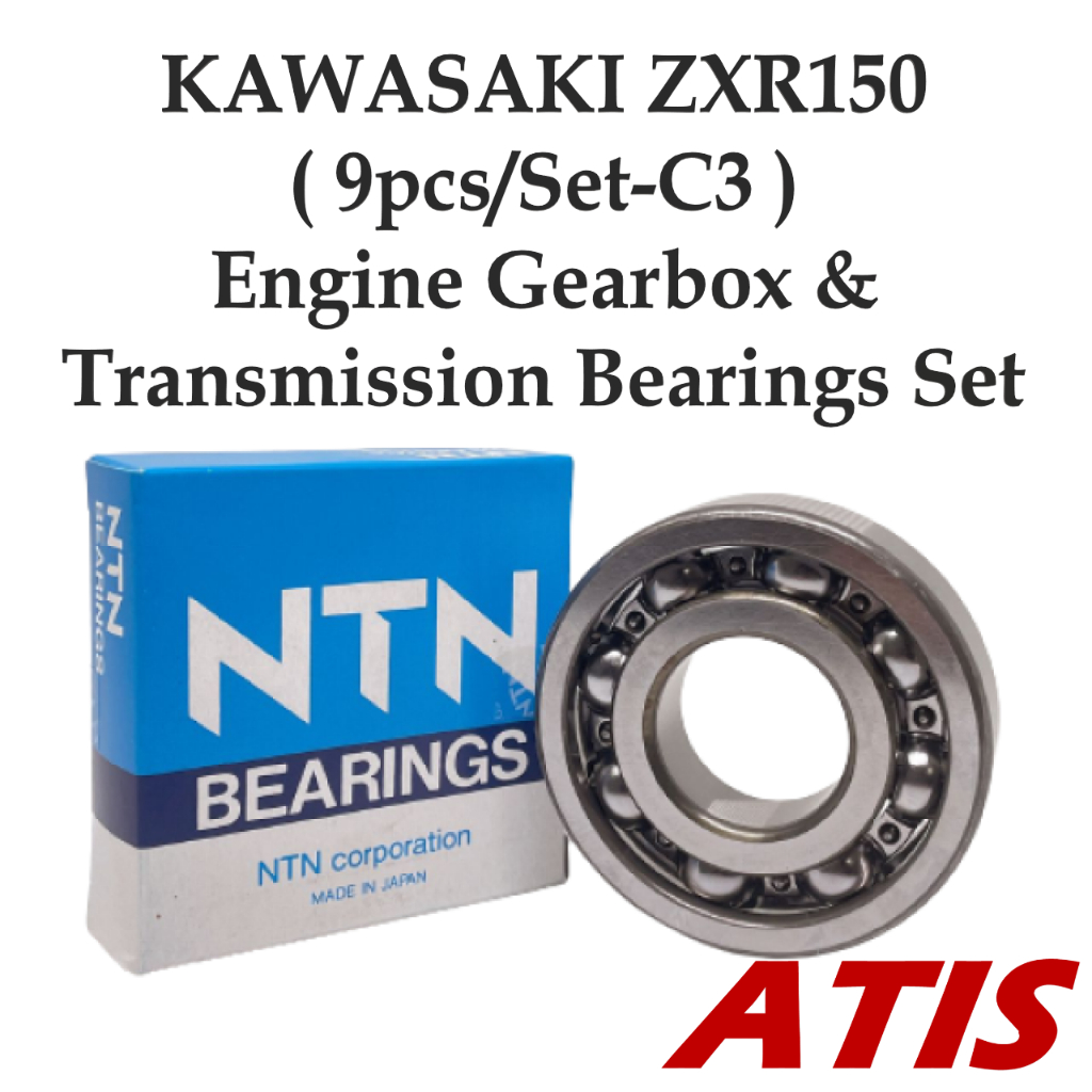 thumbnail interactive-video image 1 of Tbparts NTN Bearing Kit For Kawasaki KLX110 & DRZ110 Engines - TBW1121 1 of 2