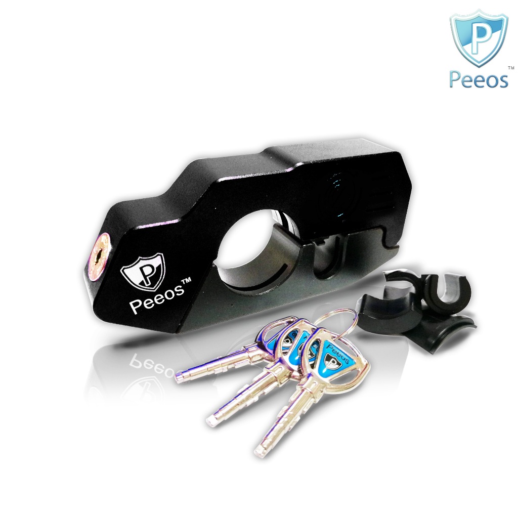 Peeos PLA Smart Alarm Handbrake Lock with very loud siren suitable