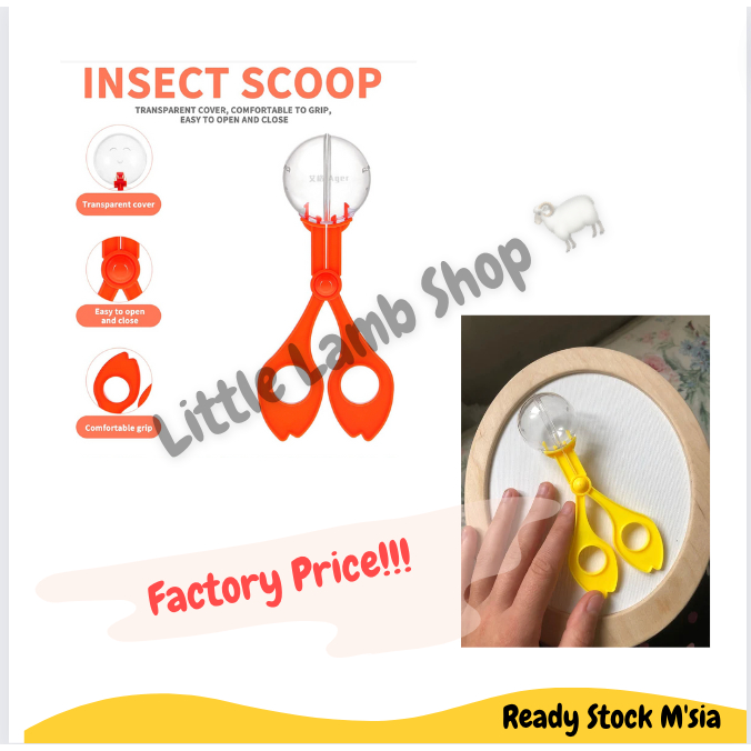 Insect scoop/ Bug Catcher/Scissors Tongs/ kid ball Scissors/ Sensory