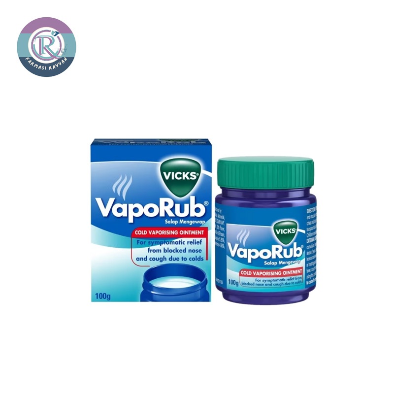 Vicks VapoRub 100g For Blocked Nose & Cough Shopee Malaysia
