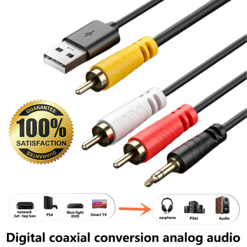 BW Mini Giradischi USB + Convertitore LP - L/R RCA + 3,5