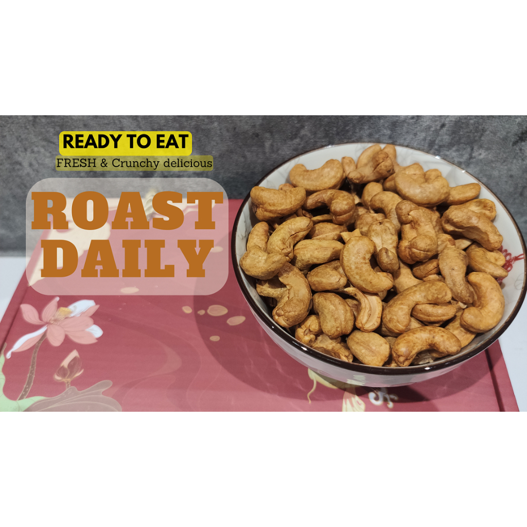 Homemade Crunchy Cashew Nuts Kacang Gajus Bakar Panggang 200g Shopee Malaysia