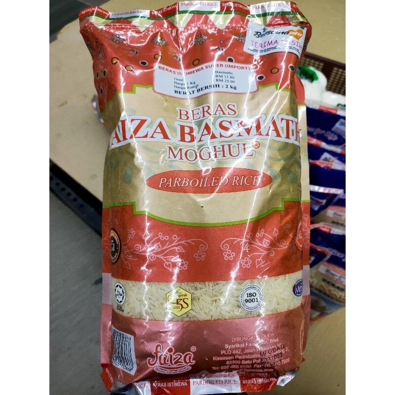 FAIZA BASMATHI MOGUL / PARBOILED RICE 2KG Shopee Malaysia