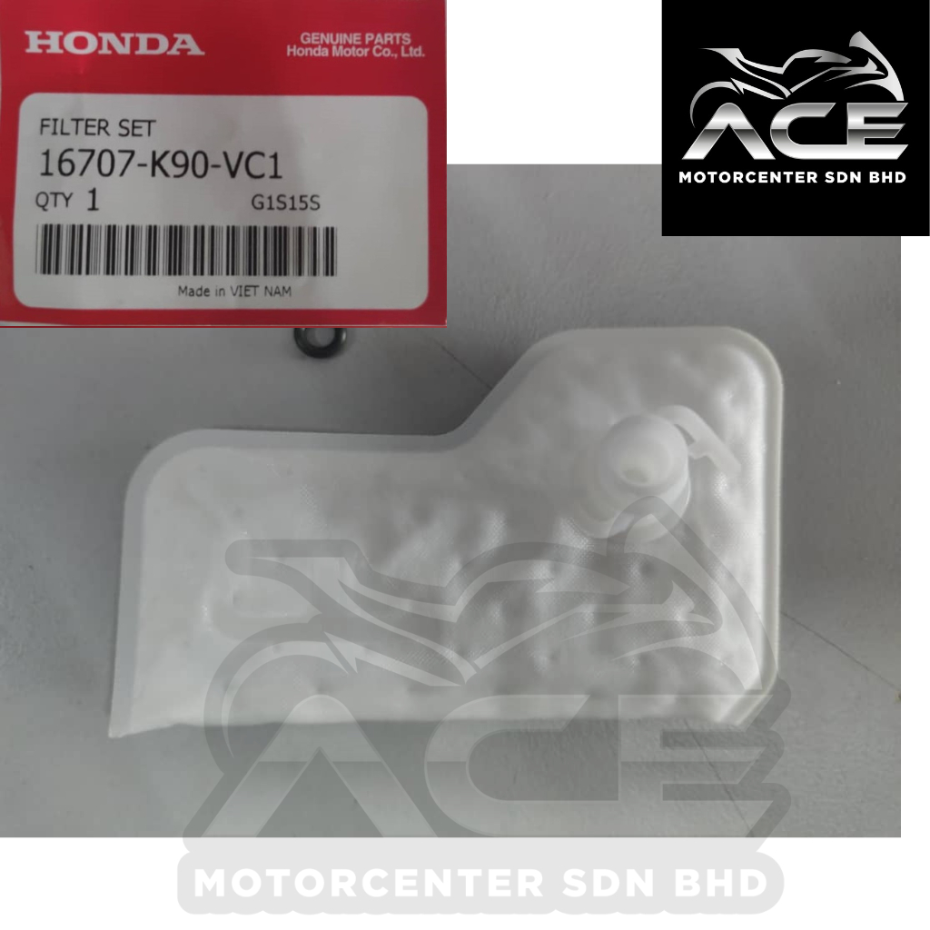 FILTER SET(16707-K90-VC1)100% ORI HONDA GENUINE PART - DASH 125 V2 ...