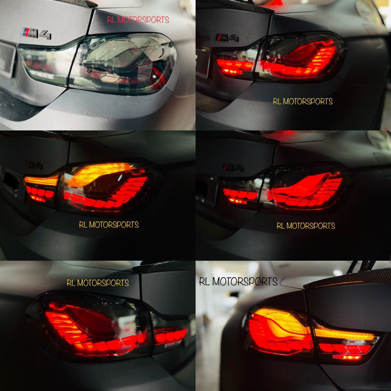 BMW F32 F33 F34 F82 M4 4 series GTS OLED Dragon Scale Tail lamp light ...