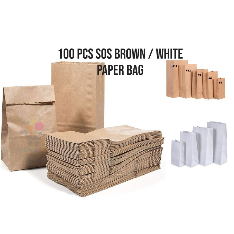 100 paper best sale bags