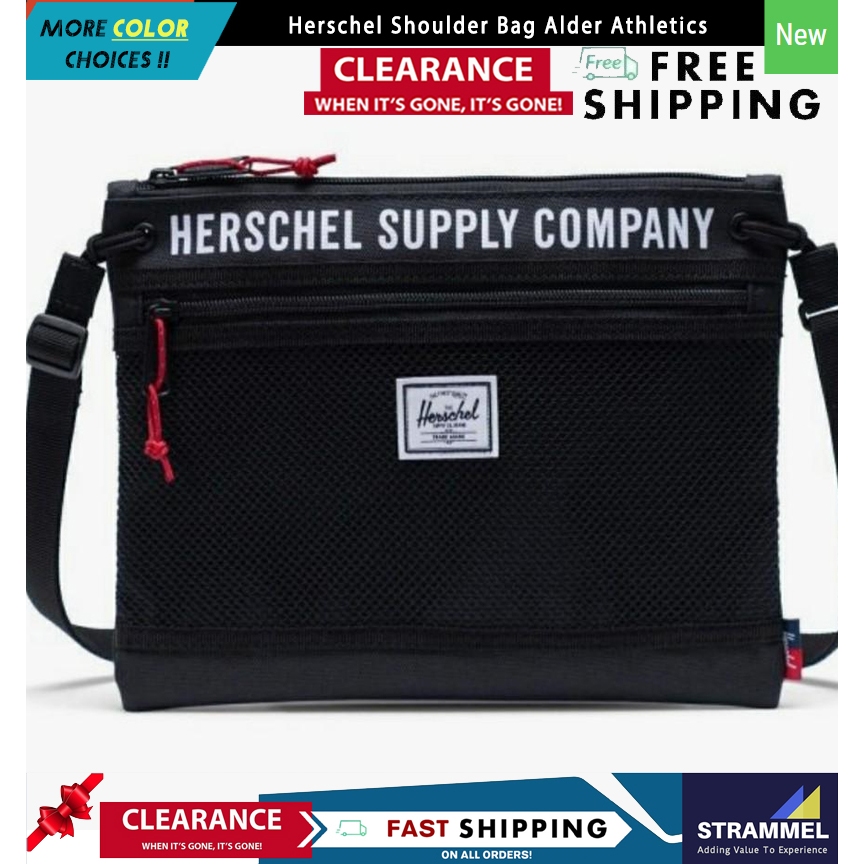 [100% Authentic] Herschel Shoulder Bag Alder Athletics Collection Side ...