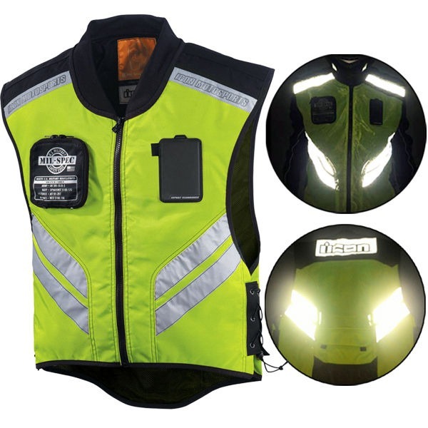 ICON VEST ICON REFLECTION SAFETY VEST MOTOR PANTUL CAHAYA Shopee Malaysia