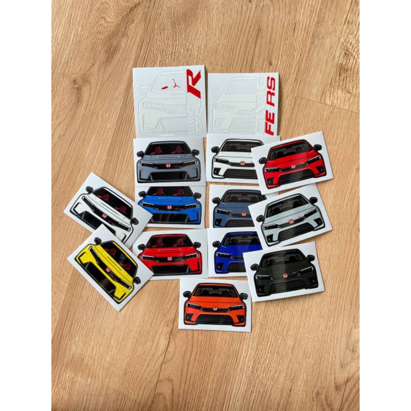 Honda Civic FE RS FL5R UV STICKER | Shopee Malaysia