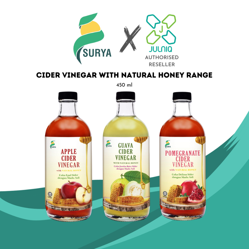 [EXPIRY 2025/2026] SURYA Apple / Pomegranate / Guava Cider Vinegar