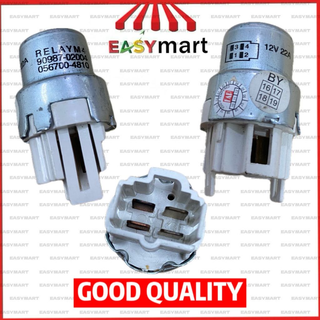 Aircond Relay Air Cond Relay Fan Headlamp Round MB399789G SAGA TOYOTA