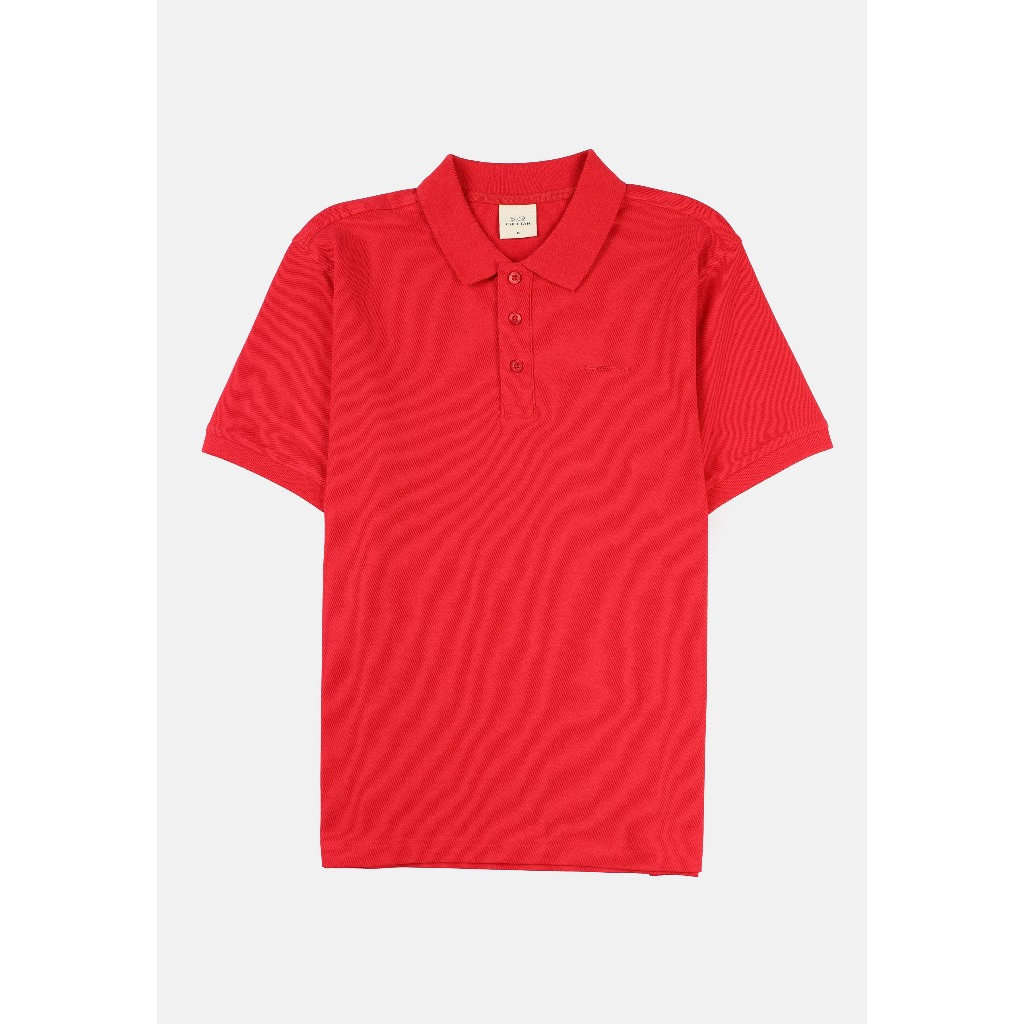 Cheetah Men Regular Fit Premium Cotton Pique Short Sleeve Polo Shirt
