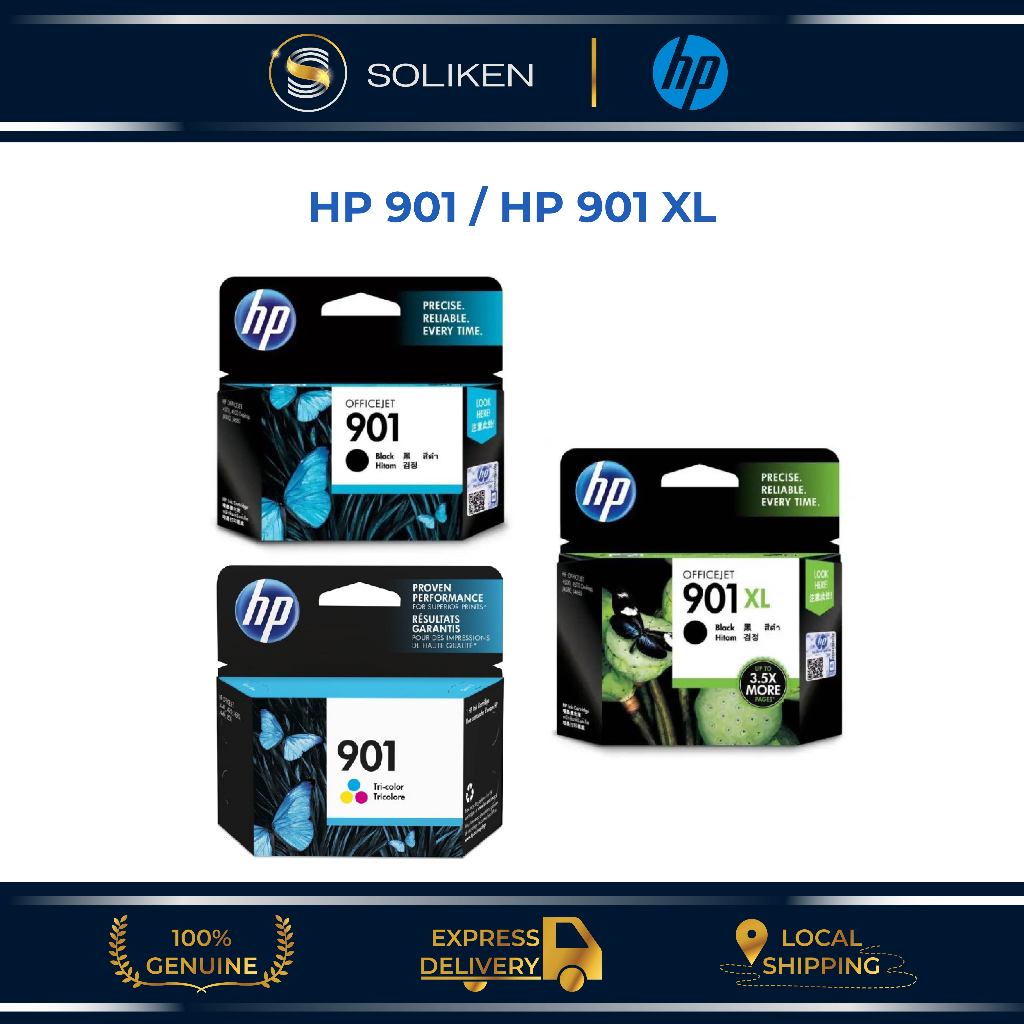 thumbnail image 2 of Hp 901xl Black Genuine Original OEM HP 901xl CC654AN Black Printer Ink Cartridge For Officejet Hp 906xl 2 of 9