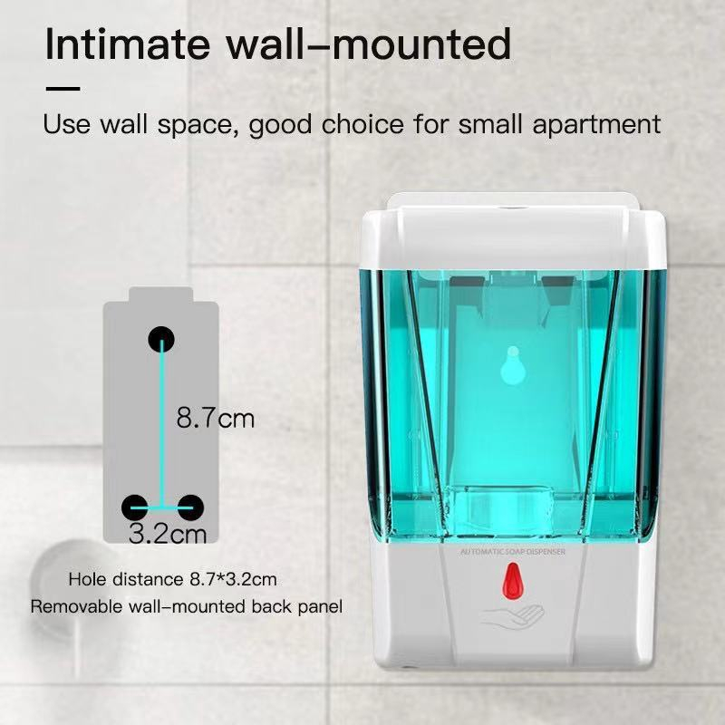 Automatic Liquid Soap Dispenser Touchless Wall Mounted Battery Smart
