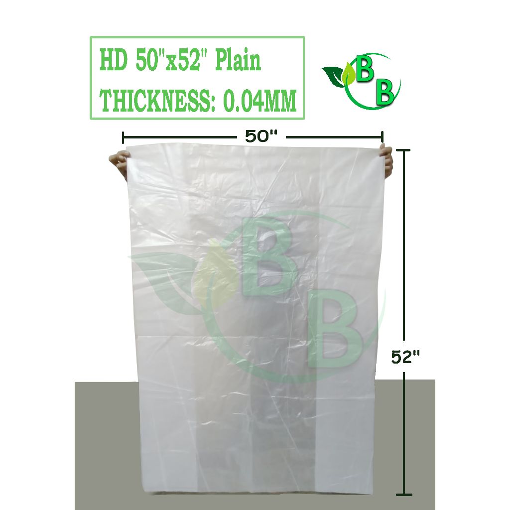 10PCS HDPE 50"x52" / 50"x60" Big Plastic Bag/ Beg Plastik Besar / Beg
