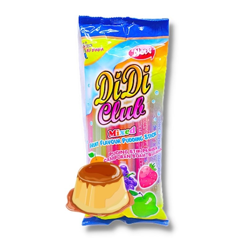 10pcs Didi Club Mixed Fruit Pudding Stick / Zizi Club Jelly Stick