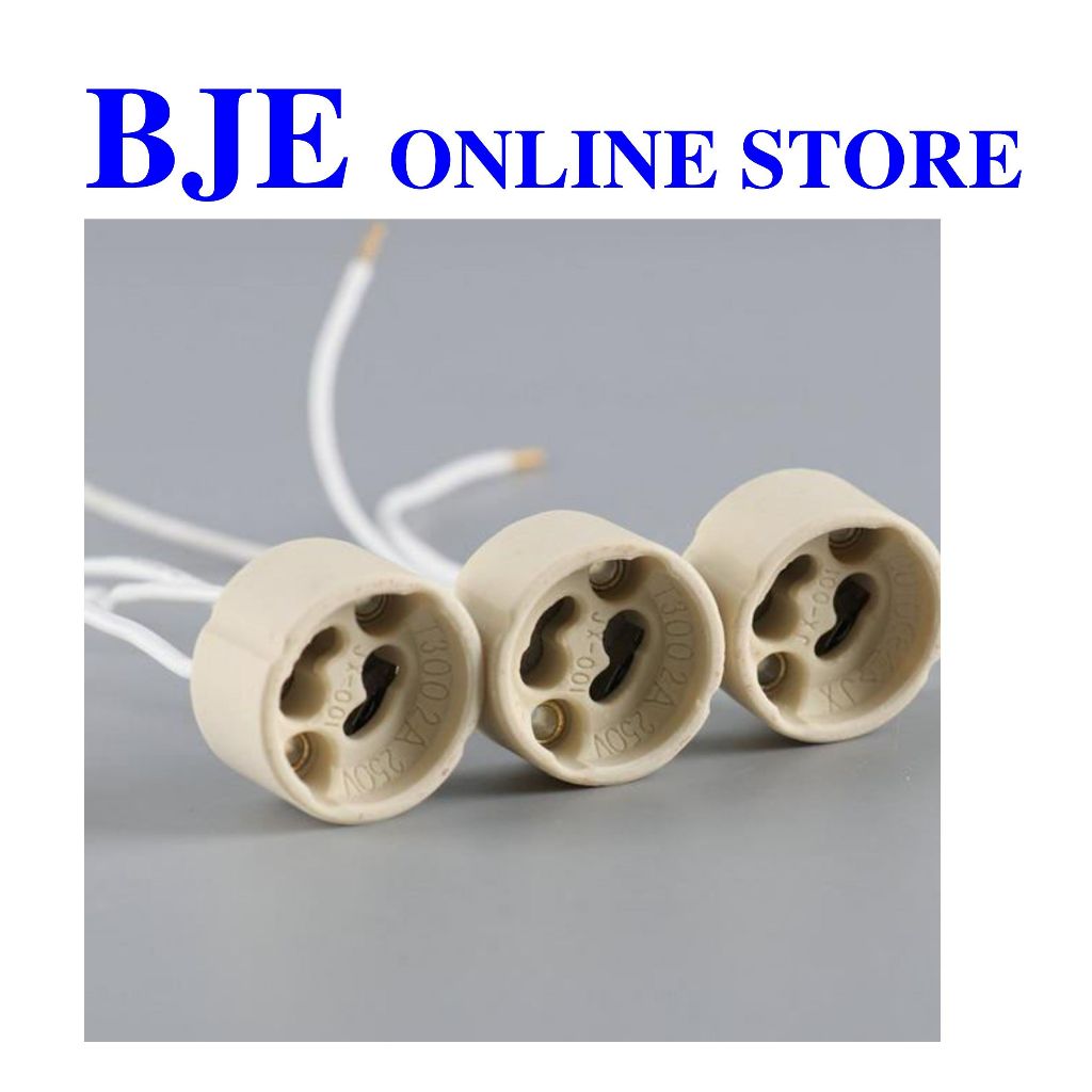 GU10 LED Lamp Socket Holder , GU10 Base Halogen Holder ( CERAMIC ) 1