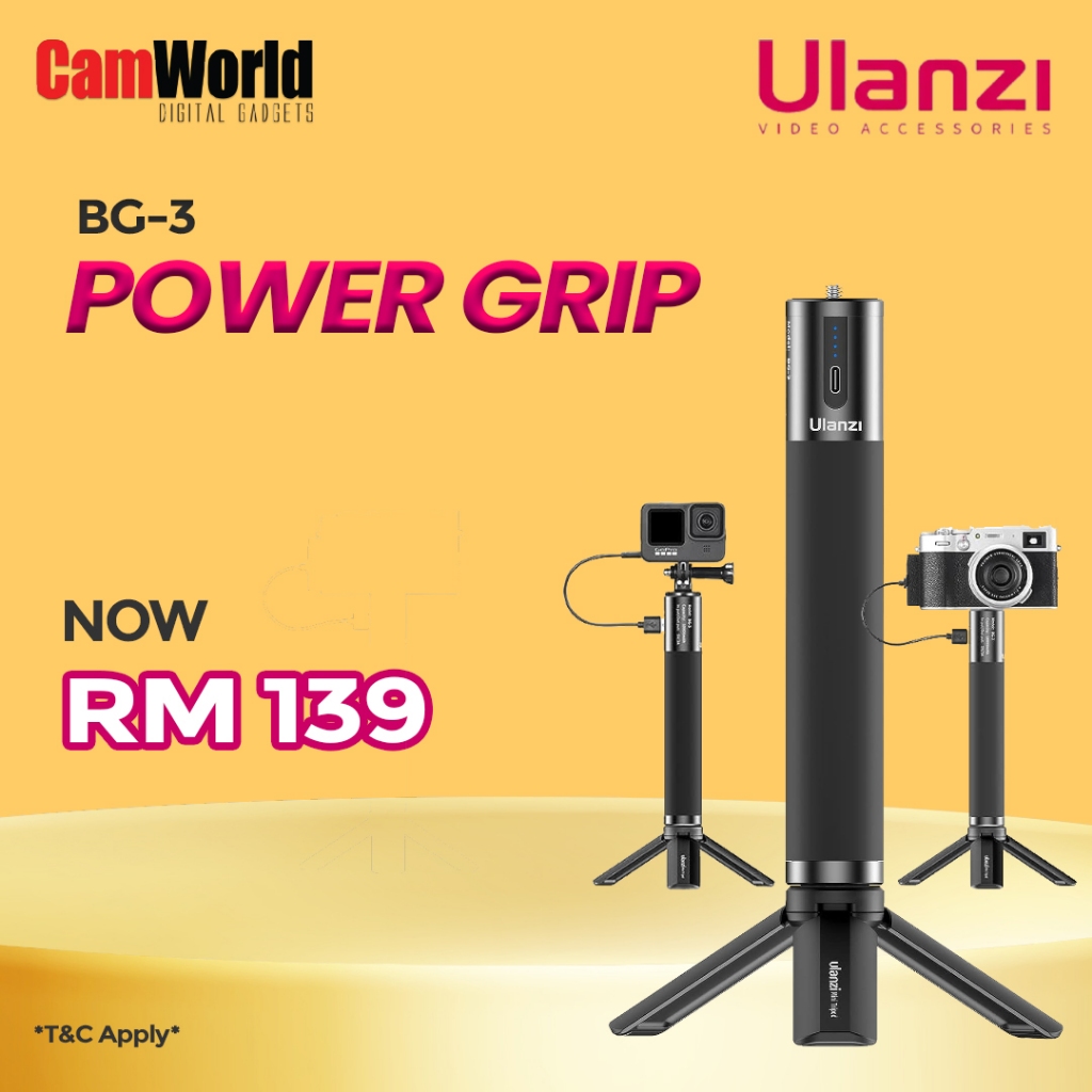 ULANZI BG-3 Power Grip | Shopee Malaysia
