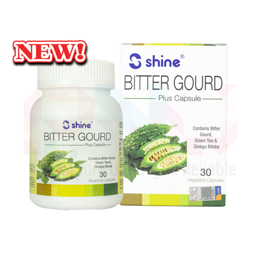 【exp 12 2024】shine Bitter-g 30's Bitter G Bitter Gourd Plus Capsules 