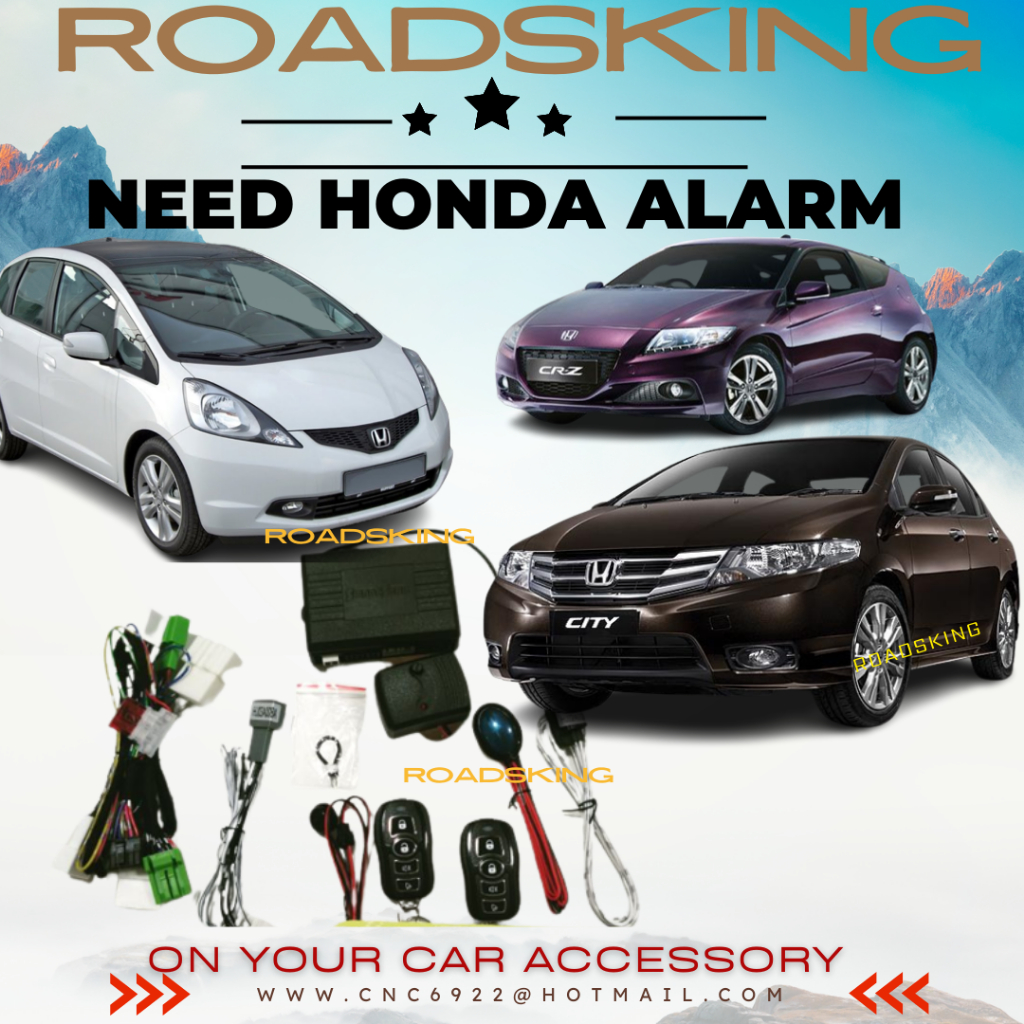 CAR 12V ALARM HONDA CITY JAZZ CRV 2008 2013 CANBUS OEM OEM SOCKET PLUG & PLAY Shopee Malaysia