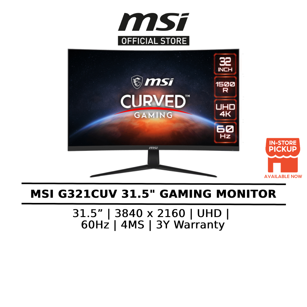 Msi Monitor Optix G321cuv Curved 32