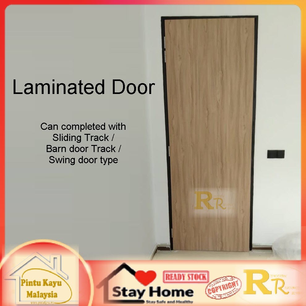 RRLWG Laminated Door Sliding Door Barn Door Modern door Shopee