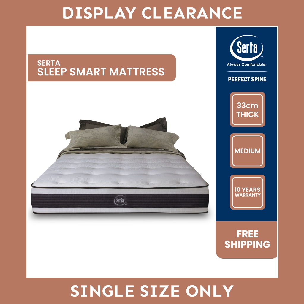 *CLEARANCE* Serta Perfect Spine SLEEP SMART Mattress (13 inch), Latex ...