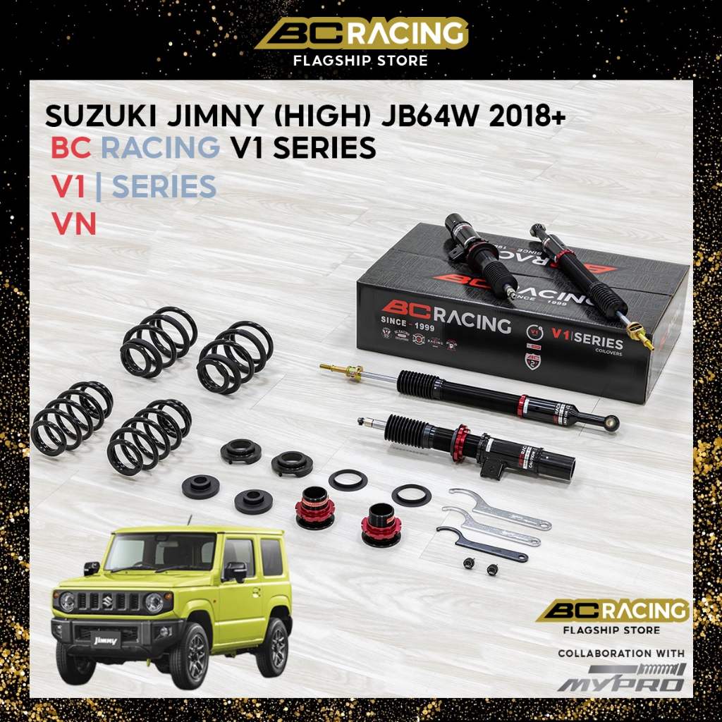 BC Racing V1 Series High Low Soft Hard Adjustable Absorber for Suzuki ...