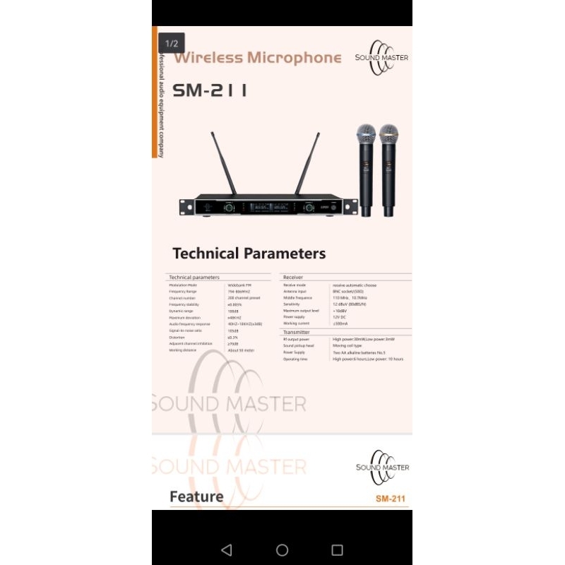 sound master uhf wireless microphone | Shopee Malaysia