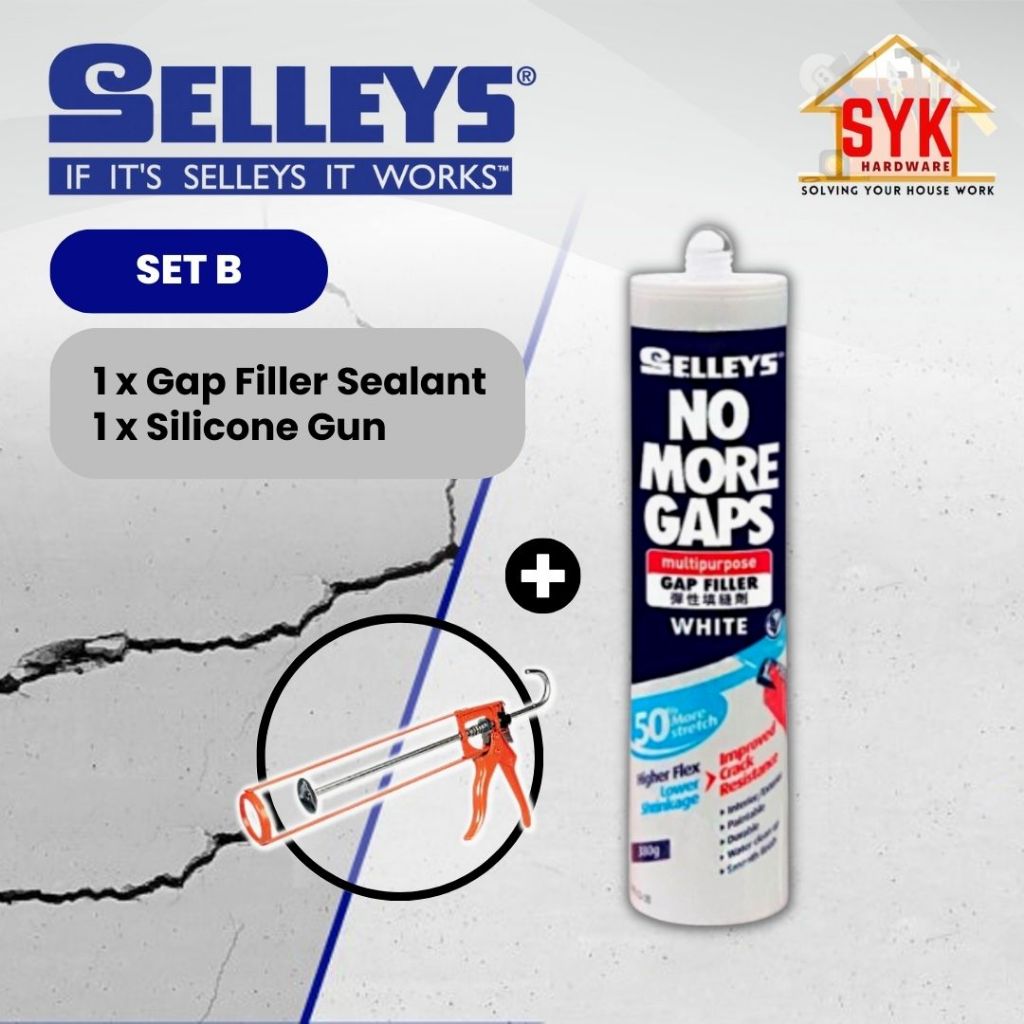 SYK Selleys No More Gaps 380g Multi Purpose Gap Filler Sealant Wall ...