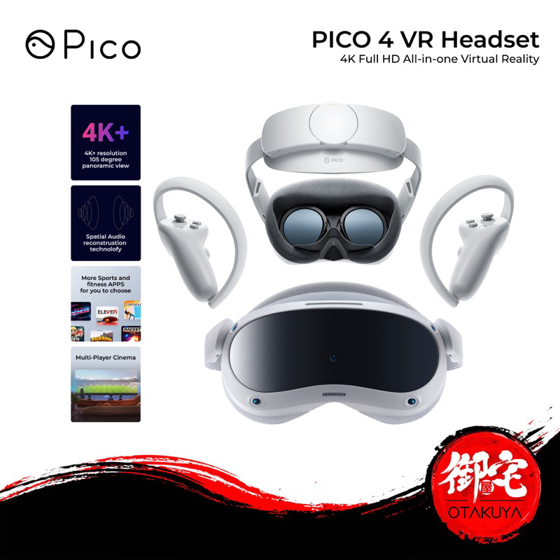 PICO 4 All-in-One VR Headset (Virtual Reality Glasses) – XRShop