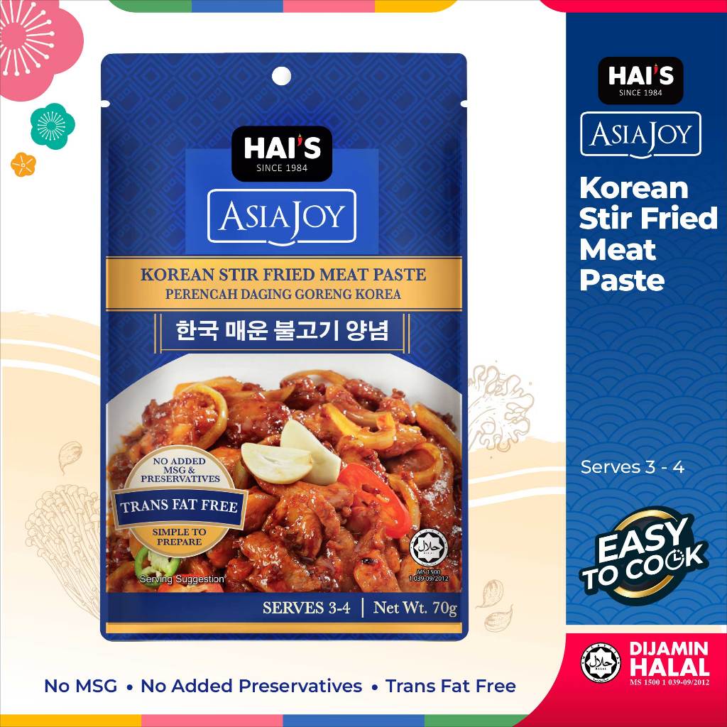 Hai's Asia Joy Korean Stir Fried Meat Paste Shopee Malaysia