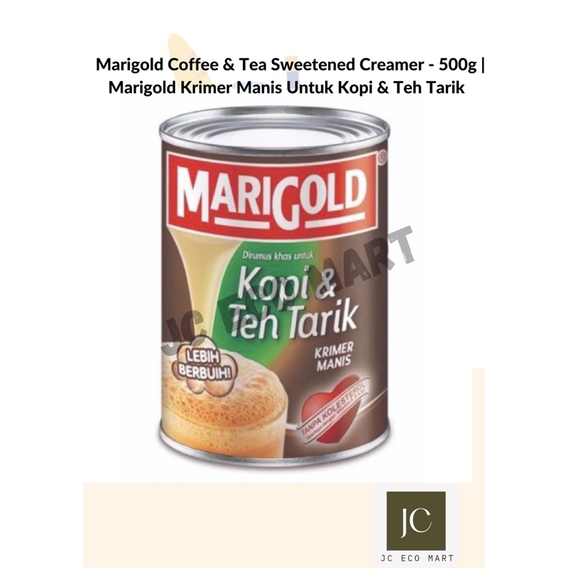 Marigold Coffee & Tea Sweetened Creamer 500g Marigold Krimer Manis Untuk Kopi & Teh Tarik