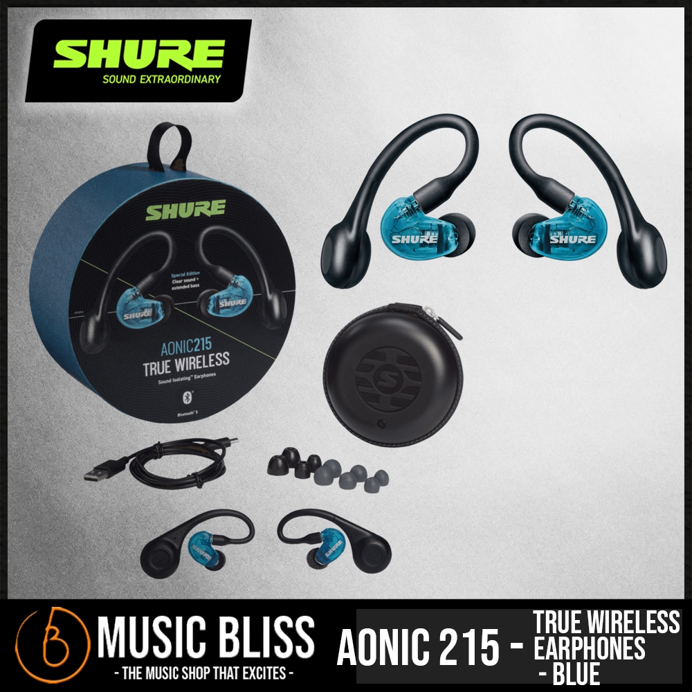 Shure Aonic 215 True Wireless Earphones with Bluetooth - Blue