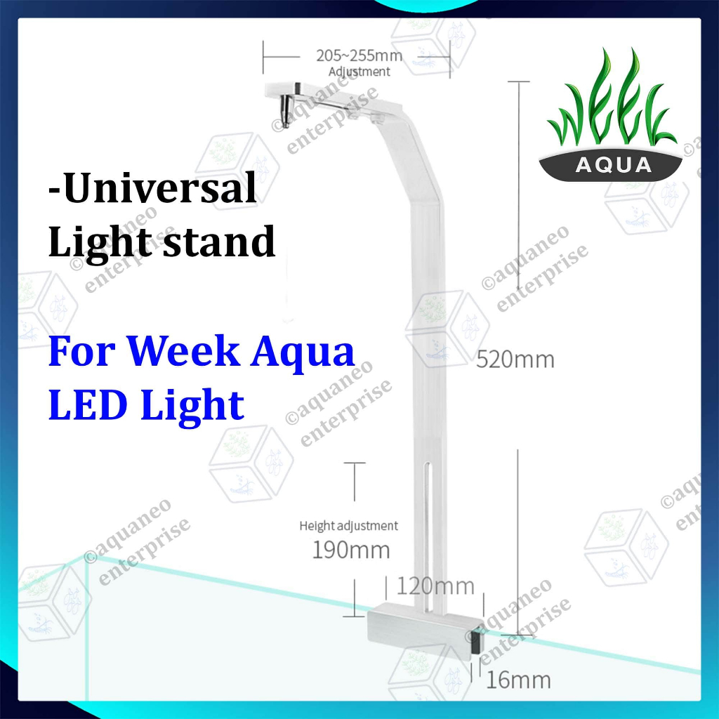 Week Aqua Aquarium Light Holder Hanger Stand aquarium light stand