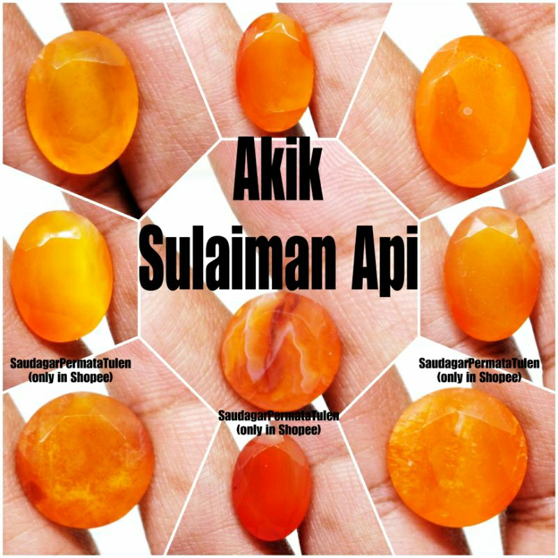 Batu Cincin 100% Asli Akik Sulaiman (Faceted). | Shopee Malaysia