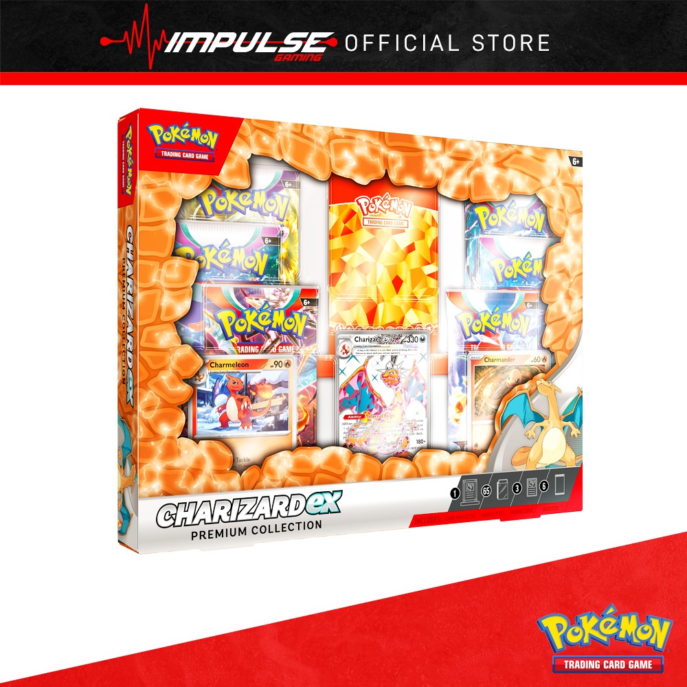 Pokemon TCG: Charizard EX Premium Collection | Shopee Malaysia