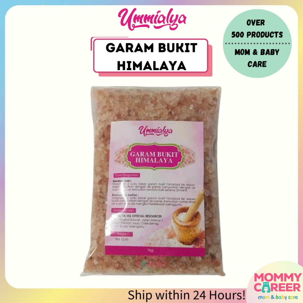 Garam Bukit Himalaya Ummialya Garam Pink Salt Rendaman Kaki dan Badan