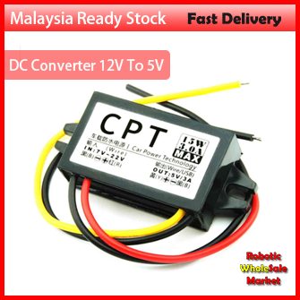 DC to DC Converter Regulator 12V to 5V 3A 15W Car Led Display Power Supply Car Power Converter