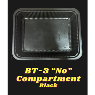 3 Com.Bento Box(Black)(BT-1)