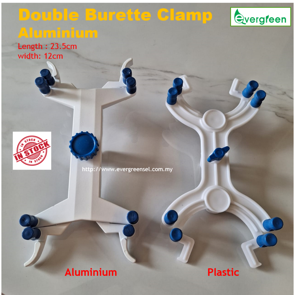 ( READY STOCK ) Double Burette Clamp, Plastic/ Aluminium Shopee Malaysia