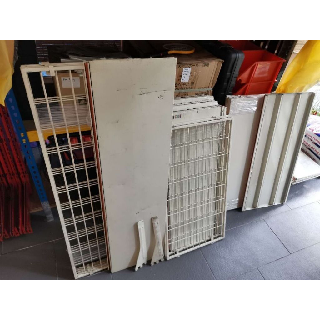 USED 2nd Hand Second Hand Gondola Additional Shelf Shelve Bracket Back