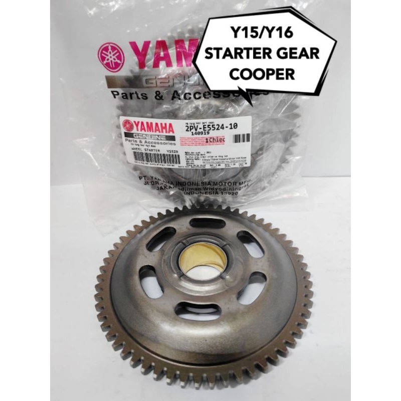 YAMAHA FZ150I Y15 Y15ZR Y16 STARTER WHEEL GEAR COPPER BUSH STARTER