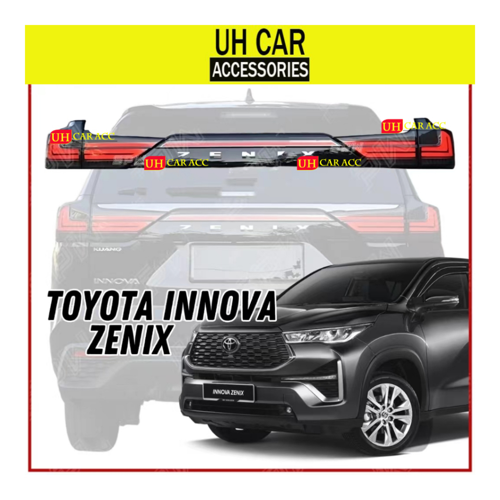 Toyota Innova Zenix (2023) LED DRL Trunk Tail Lamp Tail Light Set ...