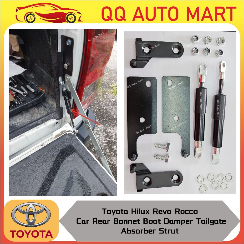 Toyota Hilux Revo Rocco Car Rear Bonnet Boot Damper Tailgate Absorber ...