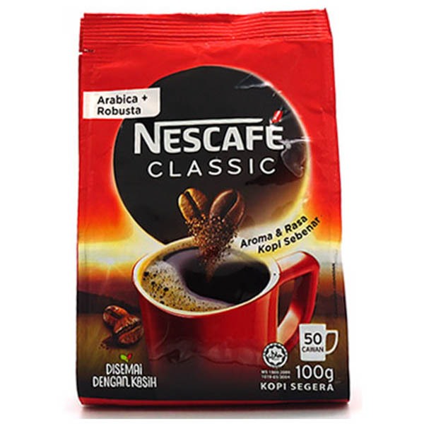 [FREE SHIPPING]Nescafe Instant Coffee Classic Refill Pack 100g Shopee