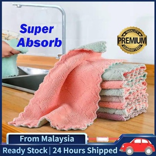 10pcs/lot Home Microfiber Towels Kitchen Absorbent Thicker Cloth for  Cleaning Micro Fiber Wipe Table Kitchen Towel Microfiber - AliExpress